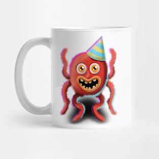 Colorful Birthday Monster Octopus Mug